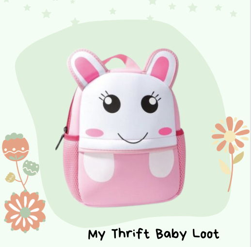flippi pink rabbit backpack
